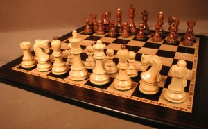 a photo of a chessboard.