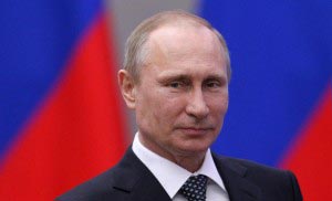 A photo of Russian tyrant Putin