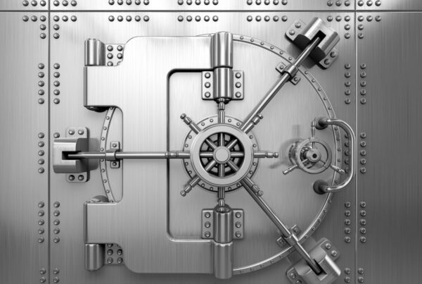 A photo of a bank vault signifying the value of intellectual property rights
