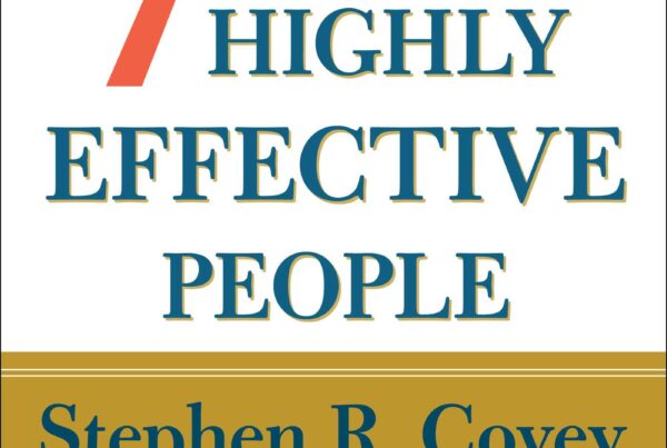 A photo of the book cover of the 7 habits of highly effective people