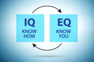 I graphic say IQ is know-how and EQ is know-you