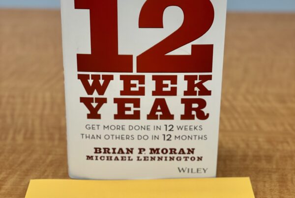 A photo of the book The 12 Week Year